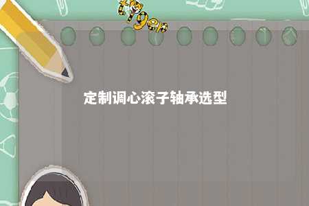 定制调心滚子轴承选型 